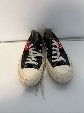 Comms des Garcons Play x Converse Chuck Taylor Women’s Size 7